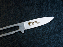 Туристический нож Sturm Mini AUS-8 StoneWash Pink Kydex