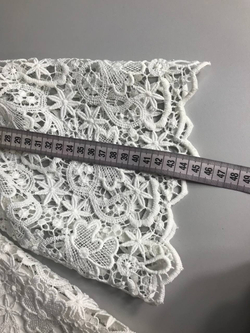 Блузка Zara кружевная, маркировка S, визуально на 44 размер