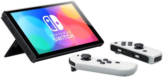 Игровая приставка Nintendo Switch OLED 64 ГБ, белый