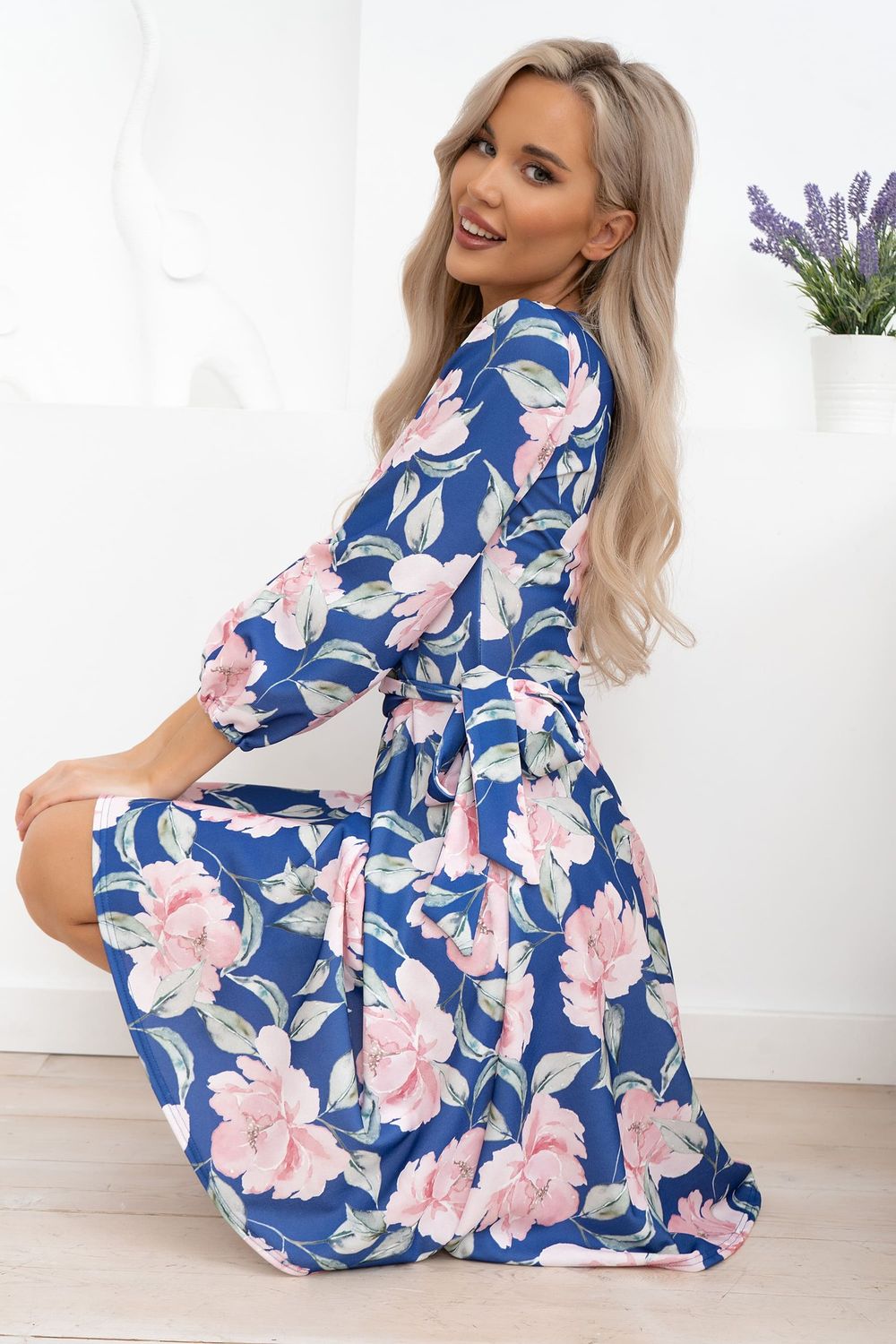 Платье Изабелла (сине-розовое) П13790-45М LT Collection