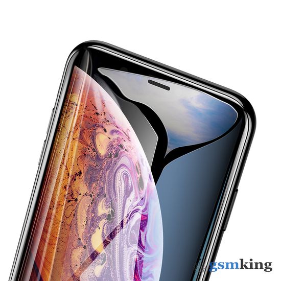 Baseus Full Cover Tempered Glass 0.3mm for iPhone XS/11 Pro Max Black SGAPIPH65-KC01