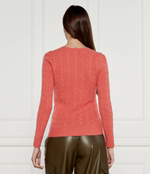 Шерстяной свитер KIMBERLY POLO RALPH LAUREN - лососевый(211910422)