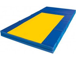 Зона приземления напольная для акробатической дорожки и двойного минитрампа