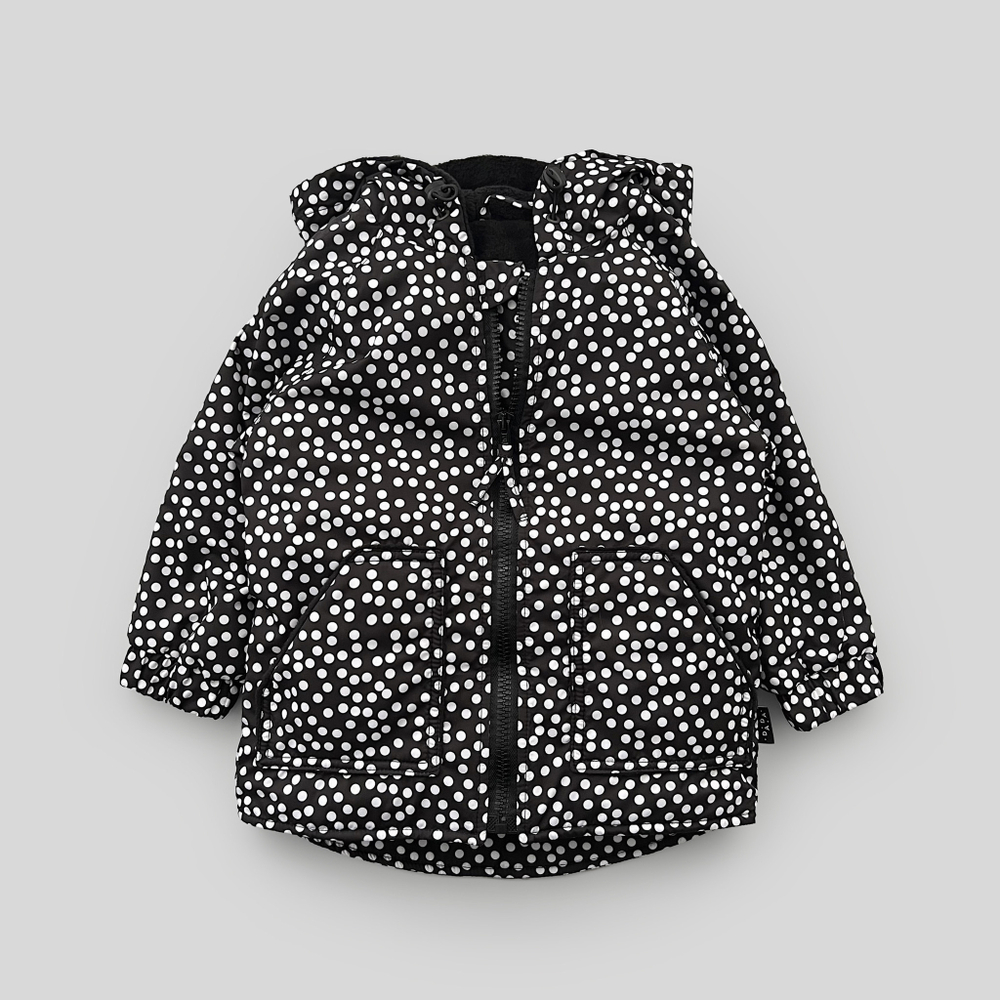 Куртка (точки на черном)