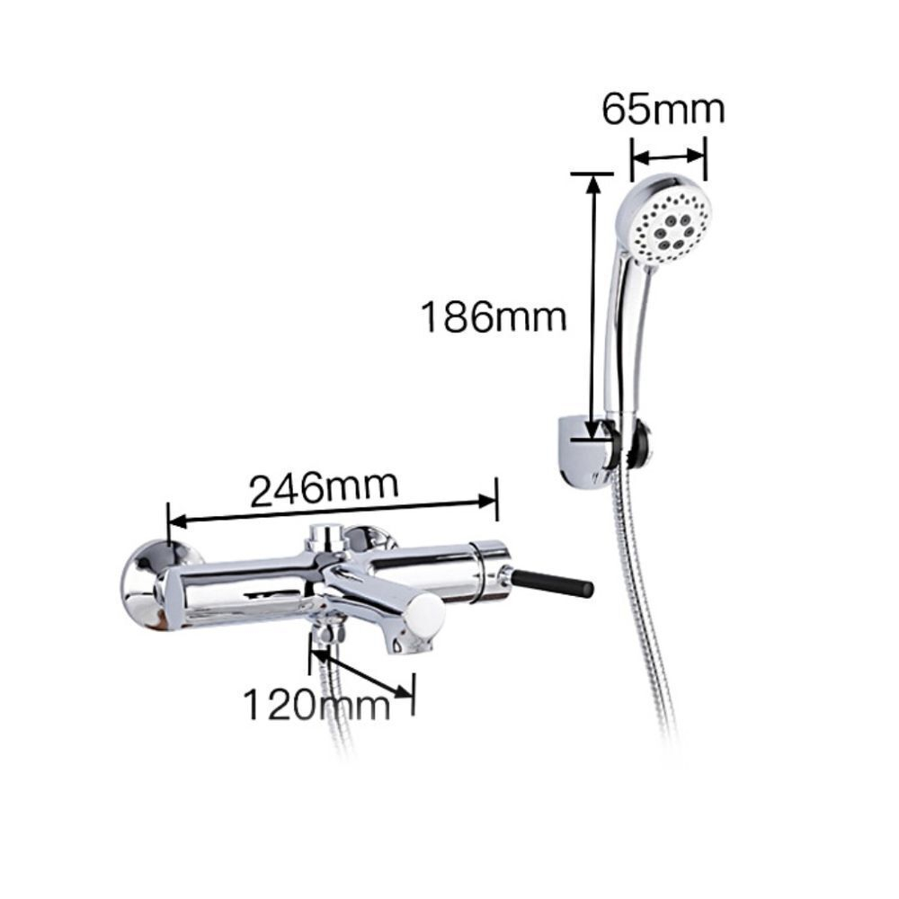 Смеситель для ванны, Frap, корот изл, с картриджем, хром, F3244
