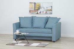 Диван-кровать из массива бруса "Имола" (изумрудный Twist Emerald), ЕММ