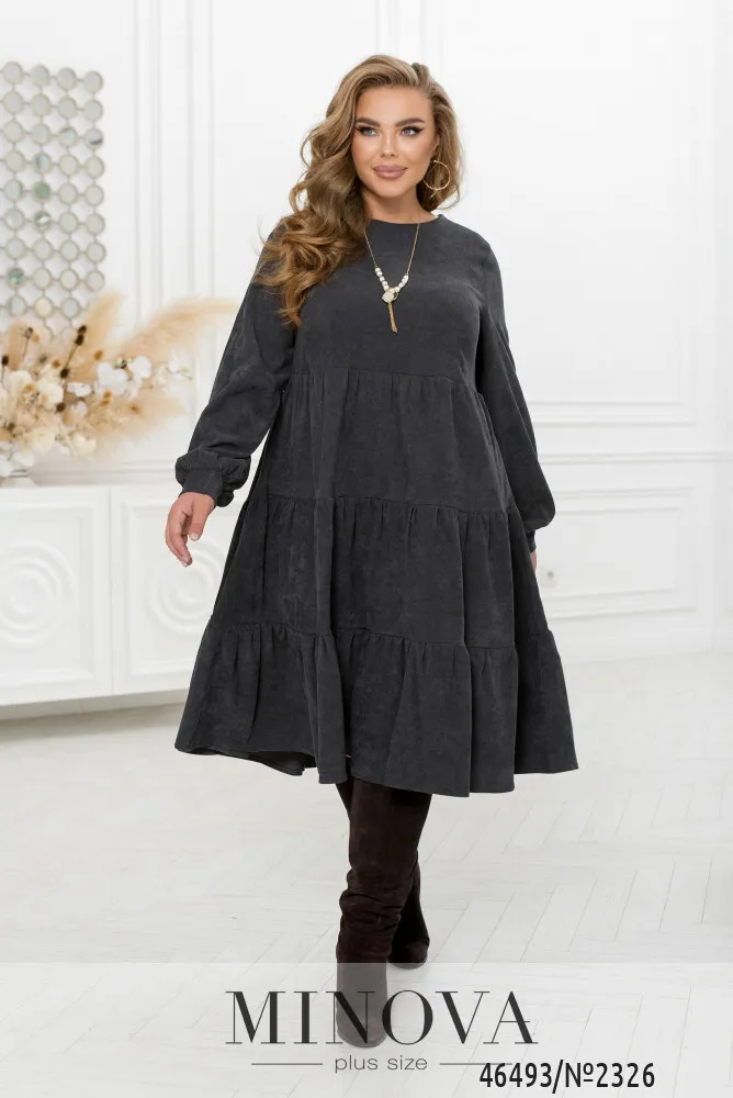 Платье 2326-графит Minova