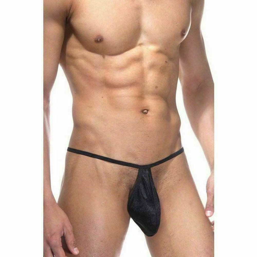 Трусы мужские стринги черные La Blinque LB15009