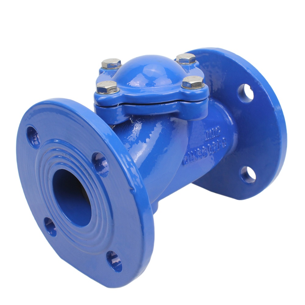 Ball check valve Elephant PN16-NBR without drain plug, body material - cast iron GGG50, closure element material - cast iron GGG50, seal - NBR