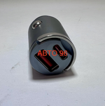 Автомобильное зарядное устройство AutoMaxx, PD30W+QC4.0, 100W (серый) (1 шт.) Оптом