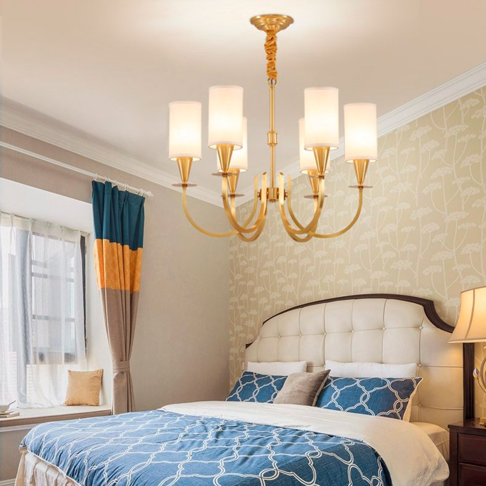 Люстра Cloyd LONSDALE C6 / Ø59 см - латунь (арт.10040)