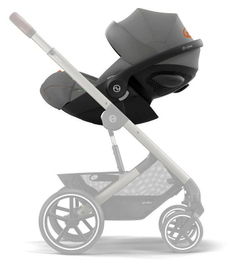 Коляска Carrello Vector 2025 CRL-6551 и автокресло Cybex Cloud G i-Size Lava Grey 3 в 1 Shadow Black