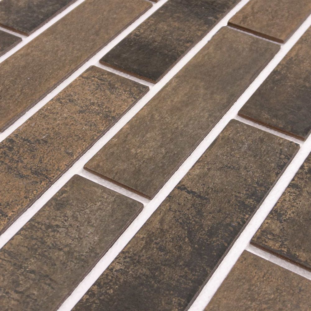 Beryoza Ceramica, Arfak Коричневый, 245x65x7 - клинкерная фасадная плитка