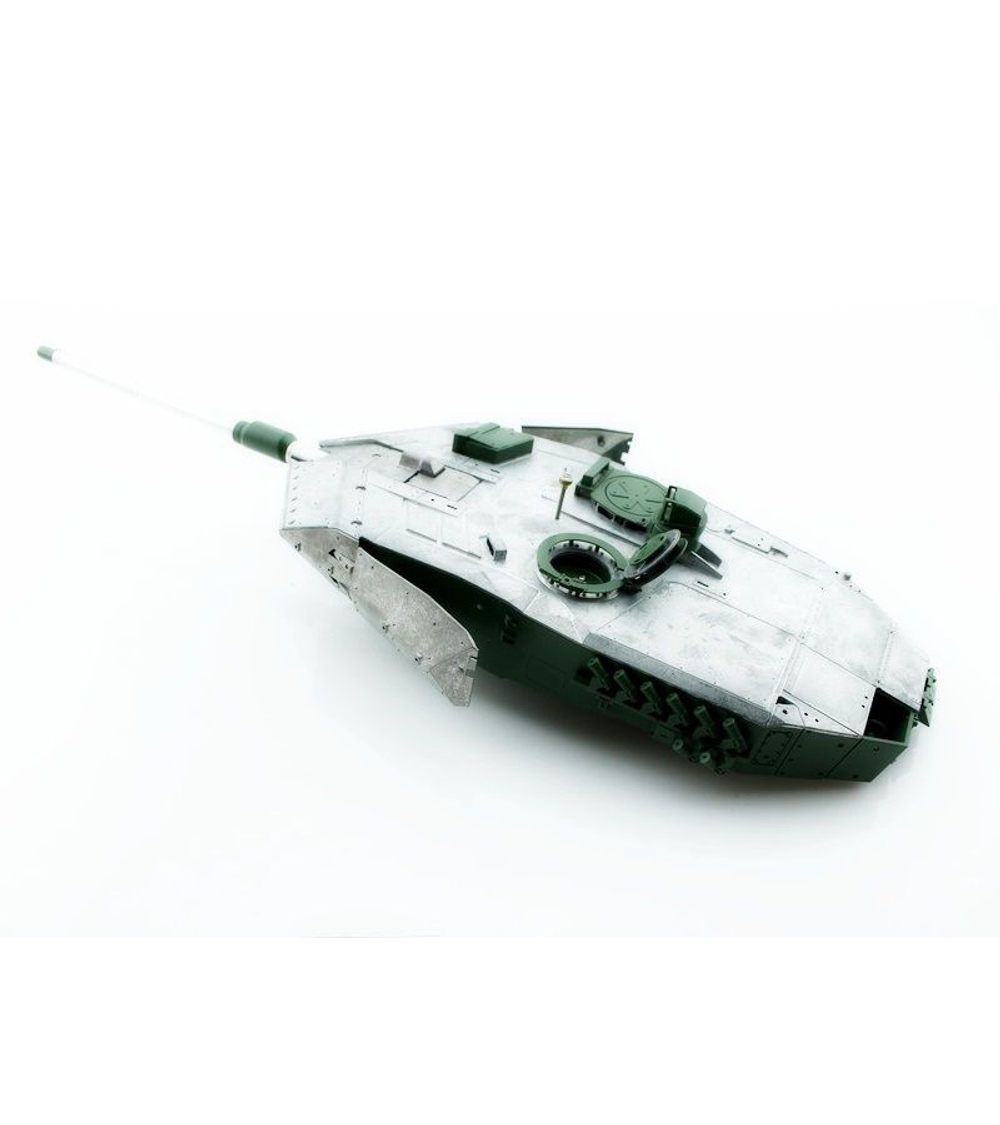 Металлическая башня для танка Leopard 2A6 c BB-пушкой и вращением на 360°, неокрашеная