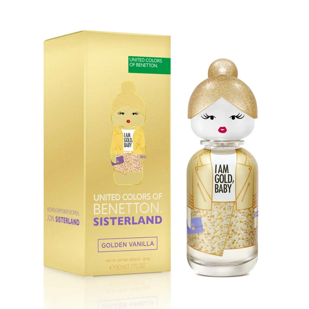 Парфюмерная вода UNITED COLORS OF BENETTON Sisterland Golden Vanilla 80 мл.