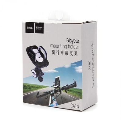 Держатель Hoco CA14 на руль велосипеда для телефонов, 010493 Серый