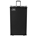 Кейс UDG Ultimate Flight Case Single Turntable Battle/ PLX-CRSS12 & 10"/12" Mixer Black Plus (Laptop Shelf, Trolley & Wheels)