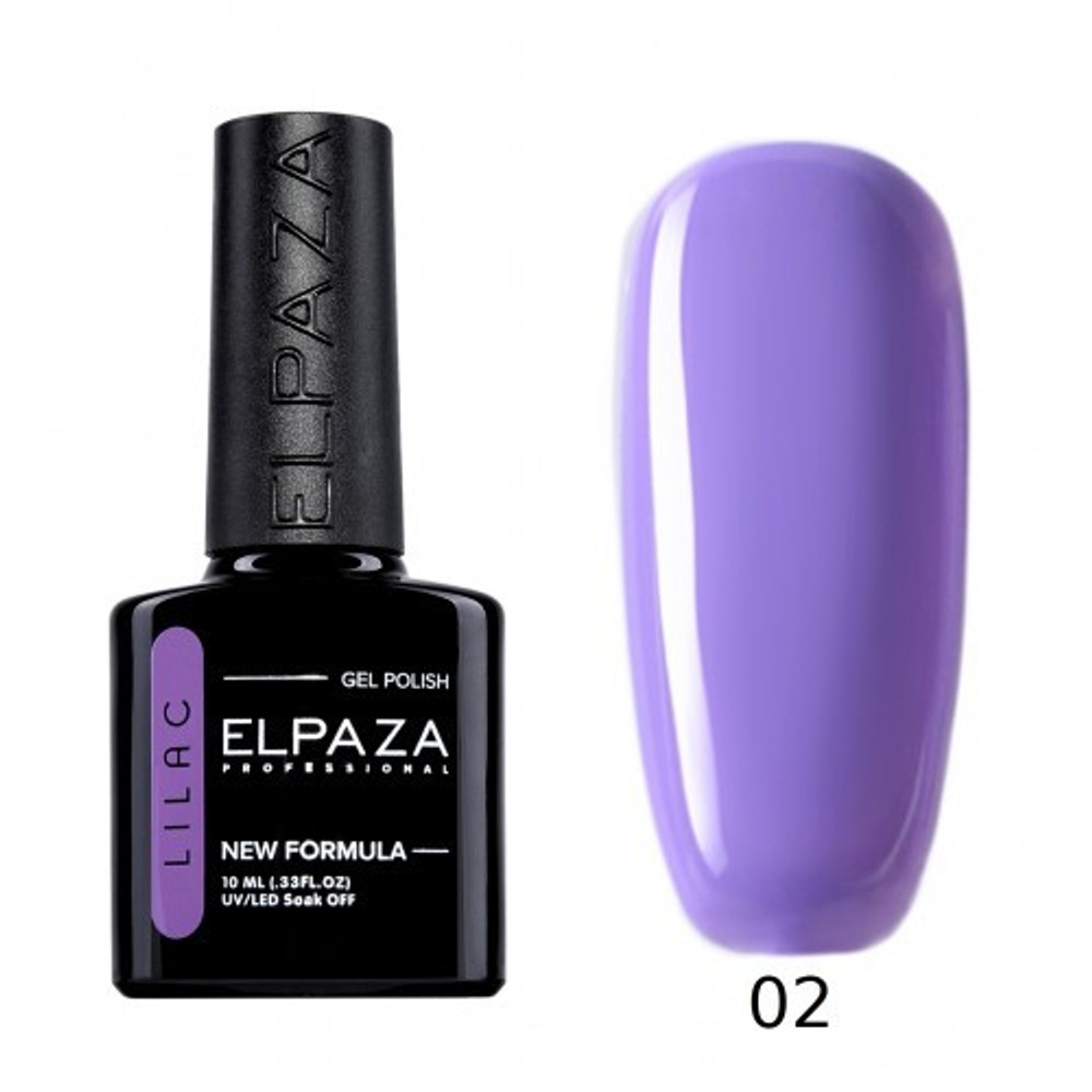 Elpaza Гель Лак LILAC, 02 Ласковый прибой