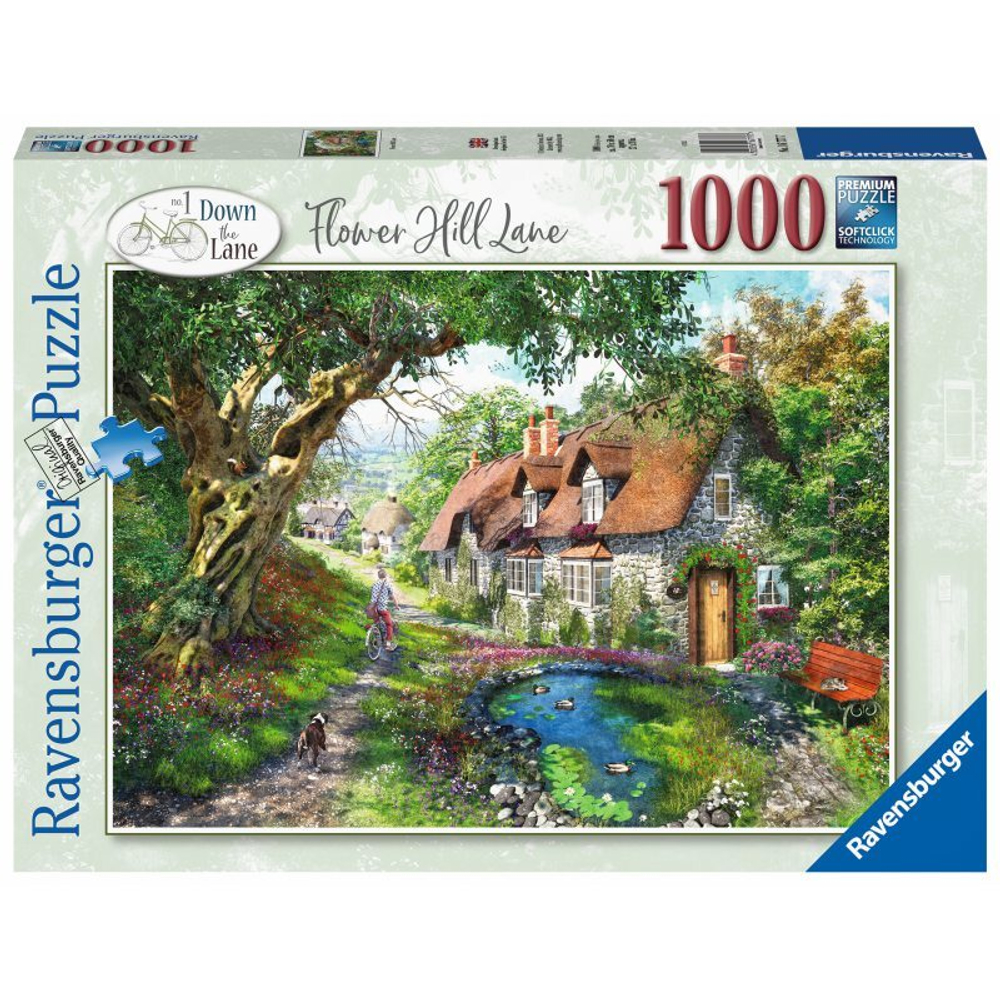 Ravensburger - Пазл Дорога среди холма цветов 1000 шт. 167777