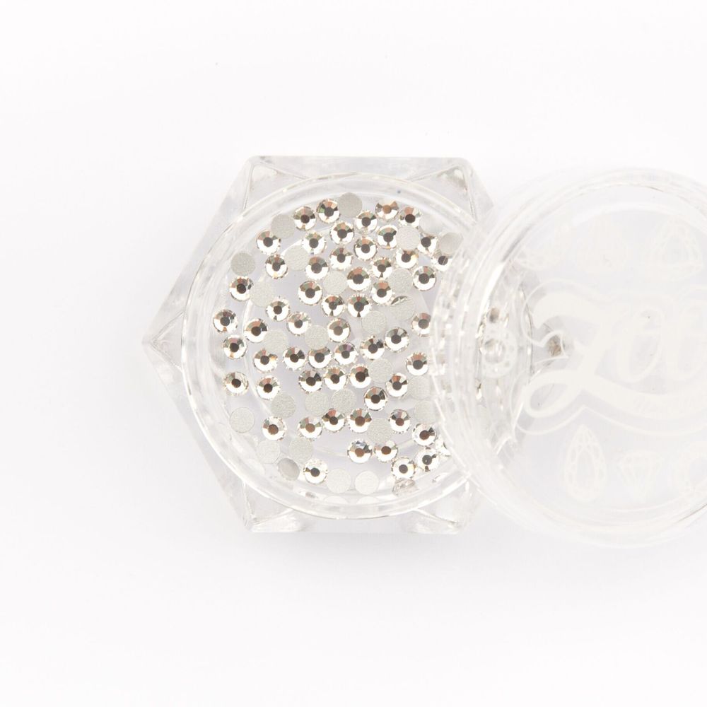 Zoo nail Стразы стеклянные прозрачные SS6 (2мм), 100шт