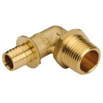 Угольник Ростерм 16xR 1/2" НР с наружной резьбой латунный