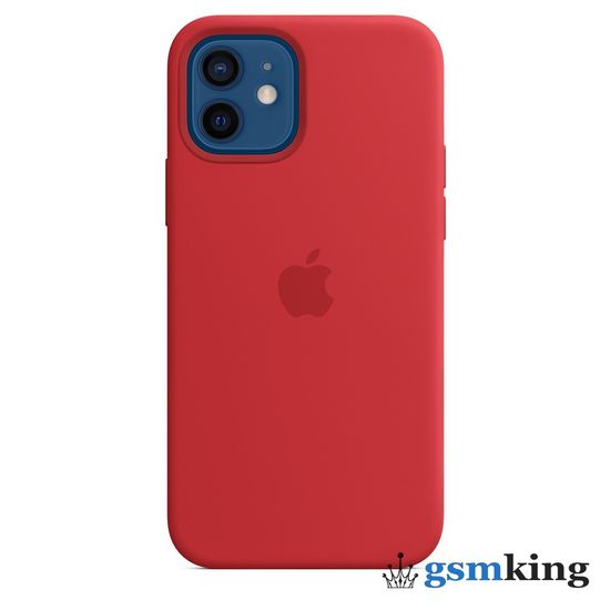 Apple Silicone Case with MagSafe iPhone 12 | 12 Pro Product Red (Красный) MHL63ZM/A