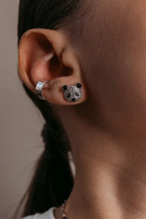 Серьги "Панда"