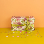 Упаковочная бумага «Акварельные цветы» крафт, 0,7×1 м, 80 г/м²