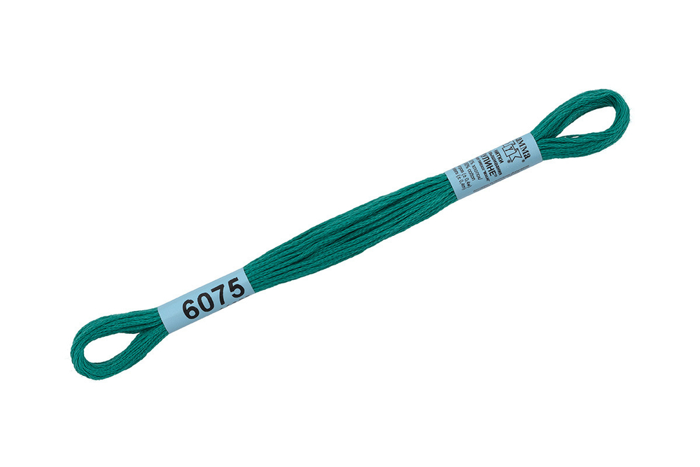Мулине  "Gamma", 100% хлопок, 8 м,  №6075