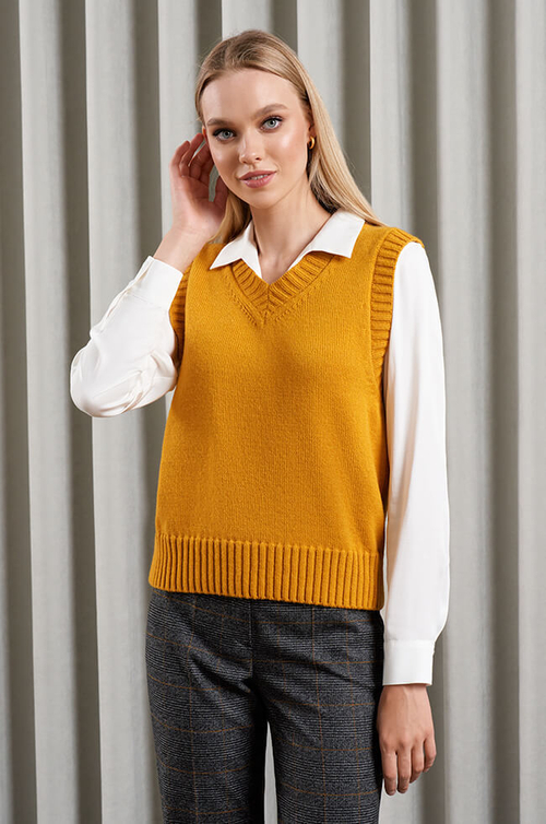 22896 Жилет женский (оранжевый)