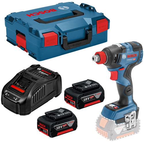 Аккумуляторный гайковерт GDX 18V-200 C 2х5 А·ч L-Boxx BOSCH 06019G4201