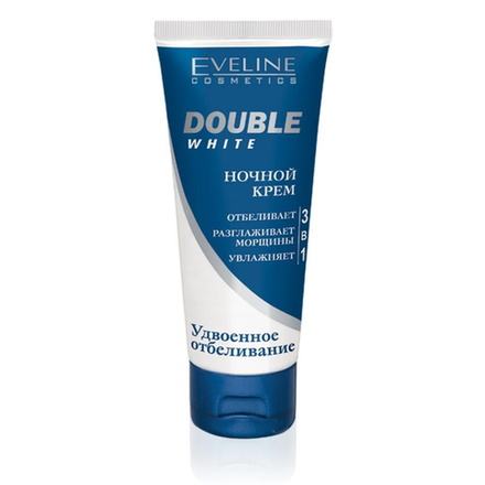 Крем ночной EVELINE Удвоенное отбеливание 75 мл