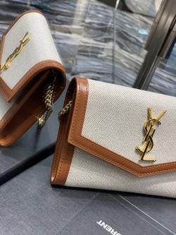 Saint Laurent Uptown Chain Wallet 19 cm