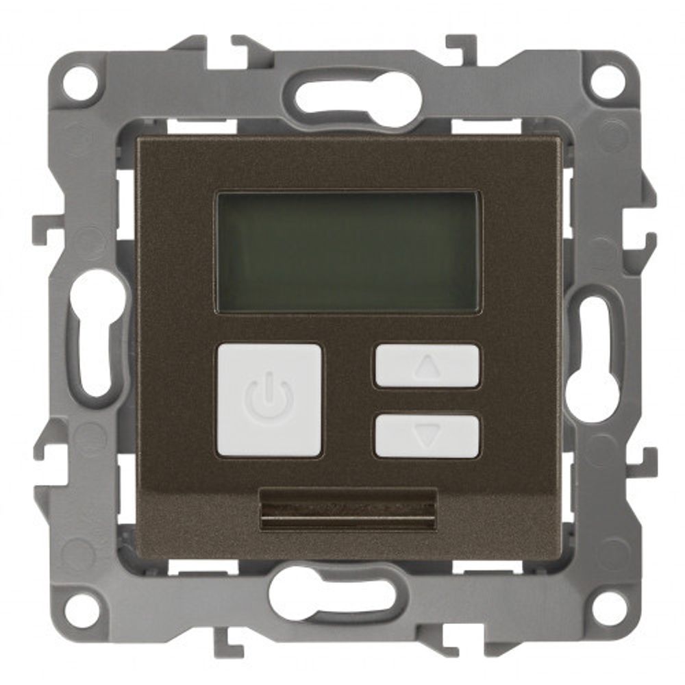 12-4111-13 ЭРА Терморегулятор универс. 230В-Imax16А, IP20, Эра12, бронза