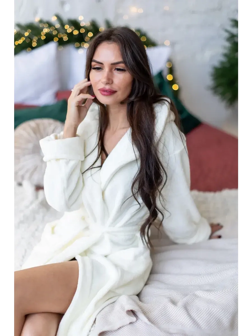 Халат домашний плюшевый
