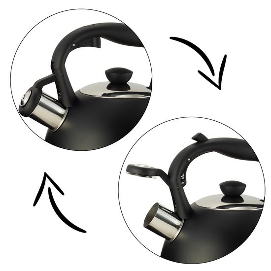 Чайник 2 л. из нержавеющей стали со свистком Ofenbach NB 100300