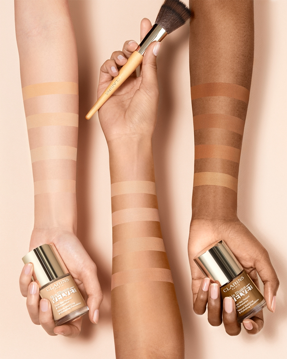 Clarins Skin Illusion Velvet - Тональная основа с матовым финишем и питательным действием оттенок 114N, 30 ml