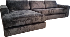 Угловой диван Дискавери, sher graphite, со спальным местом, уценен