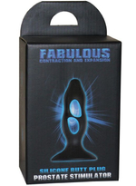 Анальная пробка Baile LKS203 – полости для сжатия, 11 см