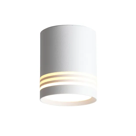 ST101.542.05 Светильник потолочный Белый LED 1*5W 4000K 390Lm Ra>80 120° IP20 D68xH80 170-240V Накладные светильники