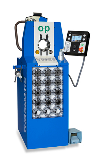 Пресс TUBOMATIC V59 ES (восстановленный, в комплекте с кулачками, накопителем и быстросъемом)