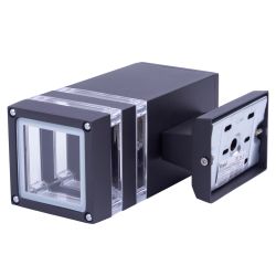UUL-S23A 60W-E27 IP65 BLACK Светильник уличный. под лампу Е27. Архитектурный накладной. Корпус черный. TM Uniel