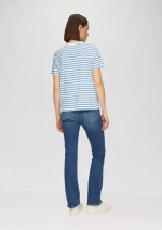 Футболка в полоску Relaxed Fit с вышивкой в форме сердца s.Oliver