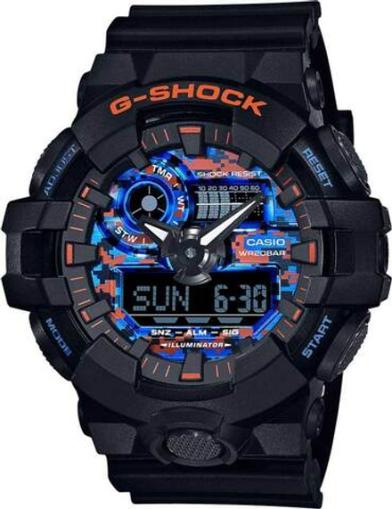 Японские наручные часы Casio G-SHOCK GA-700CT-1AER с хронографом