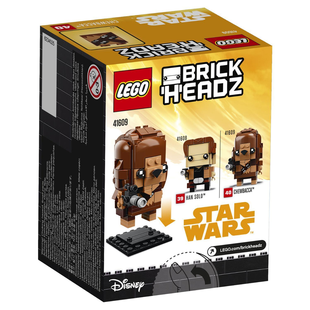 LEGO BrickHeadz: Чубакка 41609 — Chewbacca — Лего БрикХедз