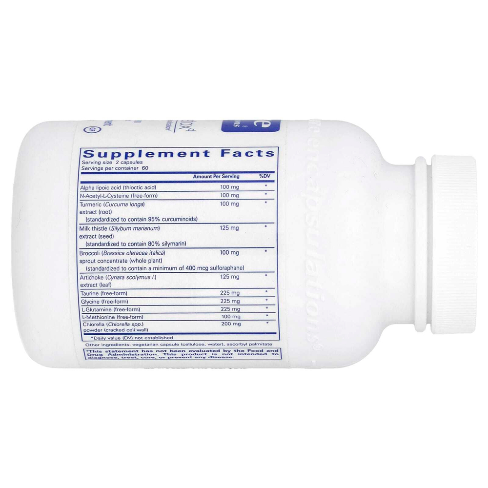 Pure Encapsulations, Печень Детокс, 120 капсул