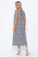 Платье Чародейка (черно-белое) П13878-9М LT Collection