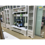 Шкаф Шкаф с витриной 2 двери 2 стекла ГРАЦИЯ