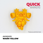Акриловый маркер AK Interactive Quick Marker Warm Yellow