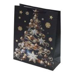 GAEM Пакет подарочный (бумага 210г/м2, блок 12шт), L31 W12 H40 см, 4в.